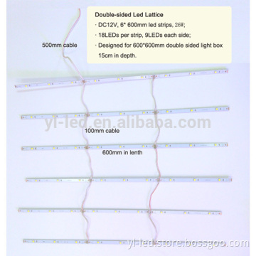 double sided led curtain 5050 for Backlighting Applications, double sided led curtain for light box